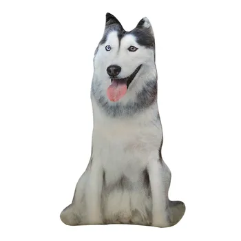 Juokinga 3D Šuo Spausdinti Mesti Pagalvę Kūrybos Pagalvėlė Mielas Pliušinis Lėlės Dovana, Namų Puošybai Šuo Spausdinimo pagalvėlė Dropshipping #20