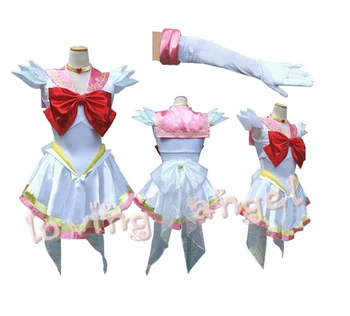 Karšto Pardavimo Sailor Moon Sailor Chibimoon Chibi Jav Kovos Vienodas Cosplay Kostiumų Custumized Dydis