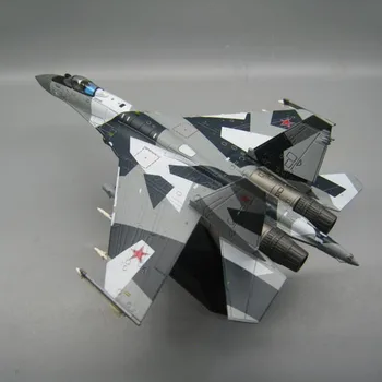 1/100 Masto Karinių Modelis Žaislai SU-35 Sunkiųjų Naikintuvų Rusijos karinio jūrų Laivyno Kariuomenės karinių Oro Pajėgų Diecast Metal Plokštumoje Modelis Žaislas