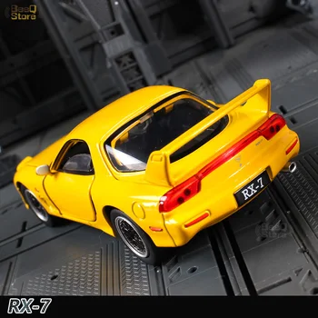 1:32 NAUJŲ Automobilių Simuliatorius Mazdas RX-7 Automobilio Modelį Su Garso Lengvojo Lydinio Žaislas Automobilis Diecast Žaislinių Transporto priemonių Karšto Automobilių Ratų Vaikams, Žaislai