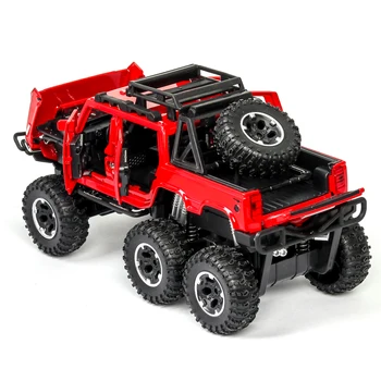 1:32 NAUJŲ Hummer Pickup VISUREIGIS Automobilio Modelį Diecast Žaislinės Transporto priemonės Su Garso Lengvojo Lydinio Automobilių Vaikas Žaislų Kolekcija Vaikų Dovanų