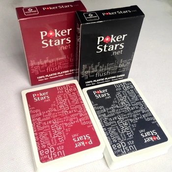 1 dėžutė Texas Holdem Plastiko žaisti kortų žaidimas pokerio kortos Vandeniui ir nuobodu lenkijos pokerio žvaigždė stalo žaidimai