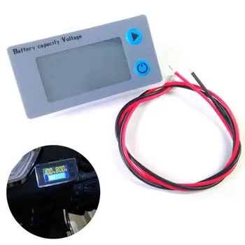 10-100V Naujausias Universalus LCD Digital Voltmeter Automobilių Švino Rūgšties Ličio Baterijos Talpos Indikatorius Įtampos Testeris Stebėti JS-C33