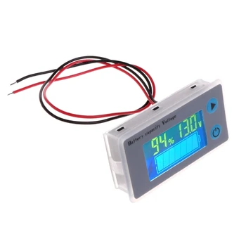 10-100V Universalus LCD Automobilinis Švino Rūgšties Ličio Baterijos Talpos Indikatorius Digital Voltmeter Įtampos Testeris Stebėti JS-C33