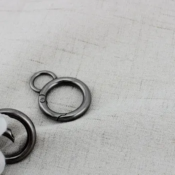 10-50-100vnt senas sidabro, 8 formos Pavasario Vartų Žiedas,Raktas Fob aparatūros Pakabinti Papuošalai Aparatūra