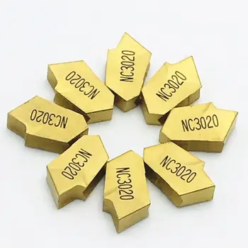 10 vienetų aukštos kokybės SP500 NC3020 NC3030 griovelį įrankis karbido ašmenys metalo tekinimo peilis SP 500 apdirbimo nerūdijančio plieno