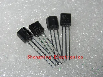 1000PCS 2N3906 0.2 A 40V PNP TO-92 tranzistorius.