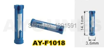 100pieces didmeninės degalų įpurškimo filtro mikro benzino (14.1*3.6*3.2 mm AY-F1018)
