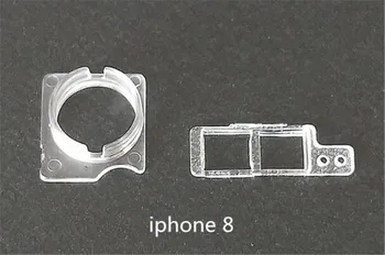 100set LCD Susiduria Plastiko Fotoaparato Lęšis iPhone 8 7 6 6s plius 5 5s Artumo, Šviesos Jutiklis Priekinės Kameros Objektyvas Laikiklis Laikiklis Klipas