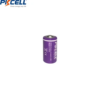 100vnt/daug PKCELL ER14250 Ličio Baterijos 3.6 V 1/2AA 14250 1200mAh Li-SCLO2 Ne įkrauti Baterijas Elektros/Vandens/Dujos