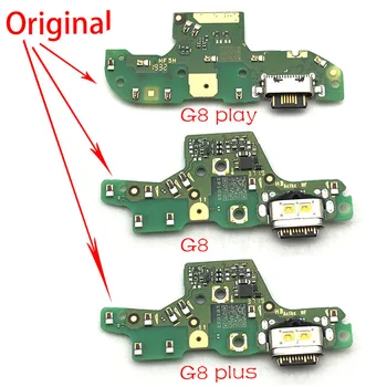 10vnt/Daug, Doko Jungtis USB Įkroviklio Įkrovimo lizdas Flex Kabelis Valdybos Motorola Moto G8 / G8 Play / G8 Plius atsarginės Dalys