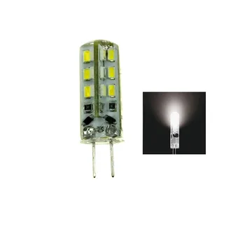 10vnt/Daug G4 3W 24LEDs LED Kukurūzų Šviesos SMD 3014 Pakeisti Halogeninės Lempos Lemputė 12V 110V, 220V Šalta/ Šilta Balta Apšvietimas