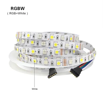 11 Spalvų 5050 SMD LED šviesos Juostelės Juosta 5M 12V RGB RGBW RGBWW Vandeniui Apdailos String lempos 60LEDs/M Geltona,Rožinė,Ice Blue