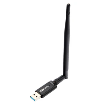 1200Mbps USB WiFi Adapteris Dual-band Adapteris RTL8812 2.4 GHz, 5 ghz Dual Band Antena Bevielio Tinklo plokštė