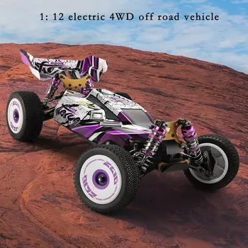 124019 Elektros 4WD 2.4 G, Automobilių 1/12 Elektros Keturių varančiųjų ratų Lenktynių Automobilio Modelį Žaislas Off-road Laipiojimo Sunkvežimių Transporto priemonių Modeliai Vaikams Žaislas