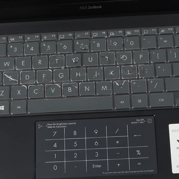 13.9 Klaviatūros Apima ASUS Zenbook S UX393 EA UX393JA UX392 naujų 2020 m. TPU nešiojamųjų kompiuterių klaviatūrų aišku, stabdžių dulkės, padengti minkštos silcone