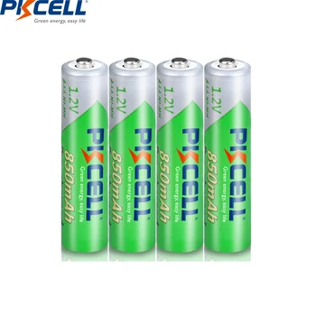 16PC PKCELL 850mAh 1.2 V AAA NI-MH Įkraunamos Baterijos Ni-Mh iš Anksto įkrautos Baterijos aaa tipo Baterijas + 4pcs Baterija Atveju Dėžės