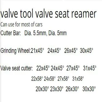 16pcs Kampas vožtuvo plėstuvas karbido vertus, plėstuvas nustatyti reguliuojamas reamers įrankiai karka 5.5 mm 5mm nemokamas pristatymas