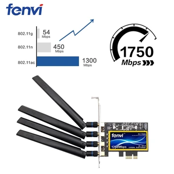 1750Mbps Fenvi T919 PCIe WiFi Kortelės Adapterį BCM94360CD MacOS Hackintosh 