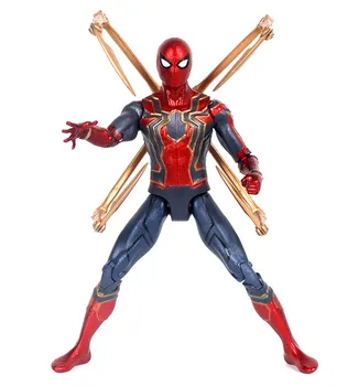 17cm Marvel Keršytojas 3 Begalybės Karo Geležies Voras Amazing Spiderman Kilnojamojo Veiksmų Skaičius, modelį, žaislai Vaikams, dovana