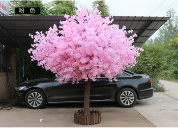 180cm aukščio, plotis 150cm rožinė dirbtinių persikų medis/ cherry blossom medis - Vestuvių Dekoravimas kelias veda Renginį Rekvizitai