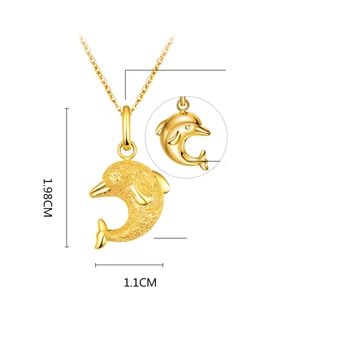 18K Gryno Aukso Pakabukas Nekilnojamojo AS 750 Auksinis Žavesio Spalvotų Gėlių Upscale Madinga Klasika Šalies Fine Jewelry Karšto Parduoti Naujus 2020 m.
