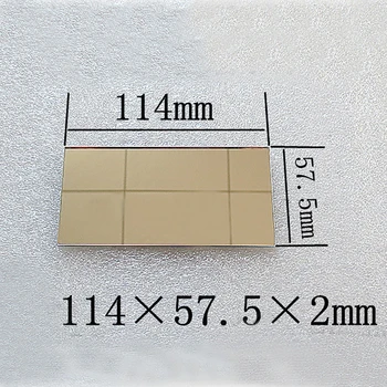 1PC 114*57.5*2mm Mini Projektorius Priekinio Paviršiaus Atspindžio Projektorius Veidrodis 