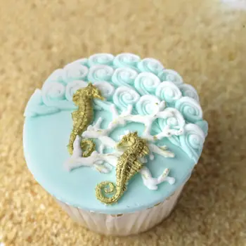 1PC Banga Gėlių Silikono formos minkštas formos tortas dekoravimo priemonės šokolado sugarcraft tortas nėrinių sienų pelėsių