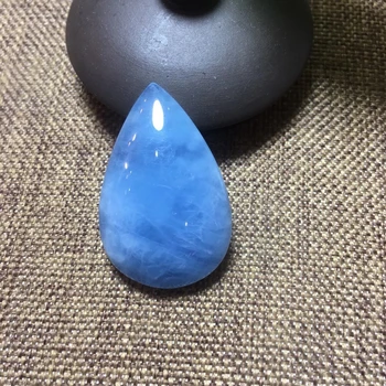 1PC Mados mėlynasis akvamarinas akmuo Pakabukas Natūralus Kvarco Akmens lašas CrystalsLove dovana akmens pakabukas AAAA Crystal healing akmens