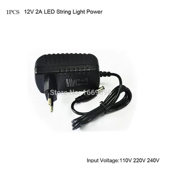 1PCS 24W LED Maitinimo 3528 Led Juosta 12V 2A LED transformatorius led string adapteris nemokamas pristatymas