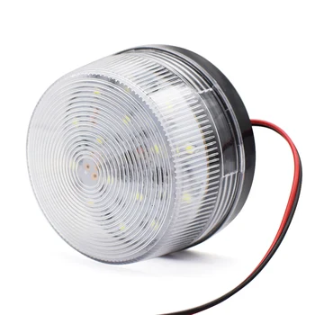 1pcs Aukštos kokybės LED baltos šviesos AC 220V saugos signalas strobe rodiklis vartai / garažas / parkas / mokykla