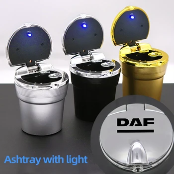 1pcs Automobilių peleninės DAF xf plg lf van Auto Aksesuarai LED Nešiojamų lempos peleninę Pritaikoma asmeninių daiktų car accessories