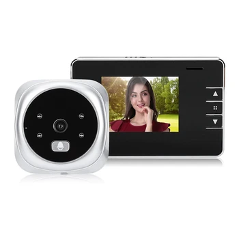 2.8 Colių Skaitmeninis Elektroninis Doorbell 125 Laipsnių Vaizdo Skambinti Elektroninės Durų Akutė Kamera Home Security Žiūrovas
