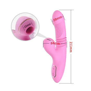 2 In 1 Vibratoriai Moterims G Taško Klitorio Sextoy Moterų Phalos Moterų Klitoris Siurbimo Clit Sucker Spenelių Vibratorius, Sekso Parduotuvė