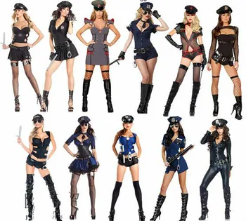 2016 m. moterų kostiumai Policijos Suknelė Svp Eismo Policininkas Suknelės Seksualus apatinis Trikotažas Didelio dydžio Cosplay Vienodas Helovyno Cosplay Kostiumas