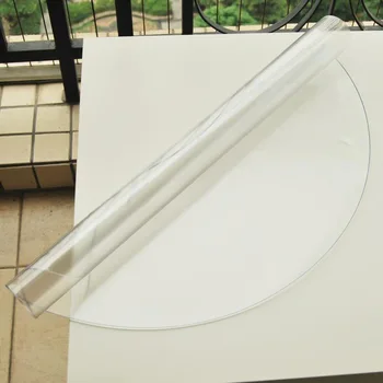 2018 1mm storio apvalaus stalo medžiaga skaidrumo politika lentelė apima pvc kietos sofos stiklo placemats pagalvėlės vandeniui oilproof staltiesė