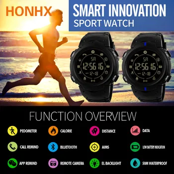 2019 Pavyzdinė Patikima Smart elektroninių skaitmeninių laikrodžių 33 mėnesių Laukimo Laikas 24h Visą Orų Stebėjimo relogio laikrodis sporto laikrodžiai