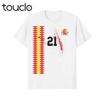 2019 Vasaros Mados Retro Ispanija, Vokietija Soccers Džersis - Deutschland Futbolininkas T-Shirt Marškinėliai