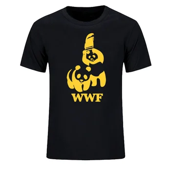 2019 WEWANLD WWF Imtynių Panda Komedija Trumpas Rankovės Kietas Camiseta Marškinėliai Vyrų Vasaros Mados Juokinga T-shirt