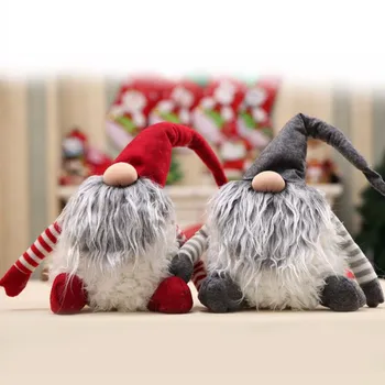 2020 Kalėdinė Dekoracija namuose Santa Claus naujųjų Metų Gnome Rankų darbo švedų tomte nisse Pliušinis Kalėdos Juokinga Pliušinis#8