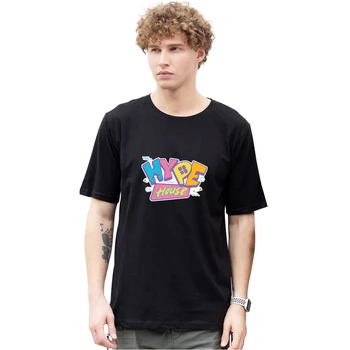 2020 Naujas Hype Namas T-shirt Karšto Pardavimo, T-marškinėliai trumpomis Rankovėmis Vasarą Marškinėlius Animacinių filmų Atsitiktinis O-kaklo Hype Namas Merch
