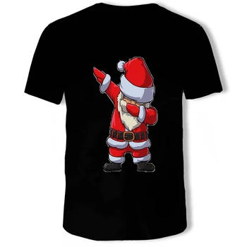2020 m. Europos ir Amerikos mados šilčiausias Kalėdų remti individualų, vyriški T-shirt 3D skaitmeninis spausdinimas trumpas rankovės gamyklos d