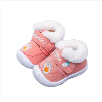 2020 m., Naujos žieminės vyriškos ir moteriškos lyties kūdikis medvilnės batus vadinamas skambinkite batai sutirštės šiltą kūdikių vaikščiojimo batai minkštas vienintelis anti kick