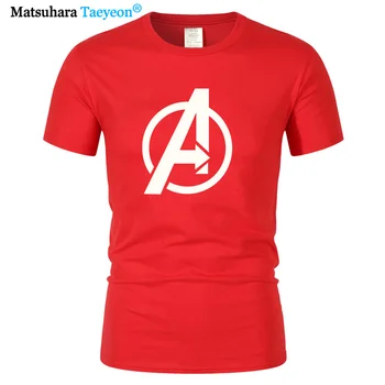 2020 metų Vasaros Naują Vyrai Trumpas Rankovės Marškinėliai Laišką Spausdinimo Marškinėlius Begalybės Simbolis T-shirt Mados Atsitiktinis Superhero Drabužių S-3XL