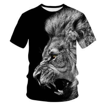 2020 metų vasaros, nauja katė, tigras, liūtas vyrų laisvi, greitas džiovinimas, marškiniai, trumparankoviai atsitiktinis mados spausdinimo 3DT T-shirt