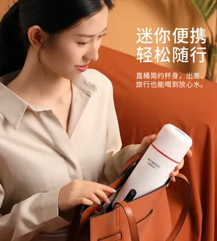 2020 naujas smart elektrinis karšto vandens puodelį mažos šildymo nešiojamų kelionių vandens butelis smart šilumos išsaugojimo integruotų sveikatos taurė