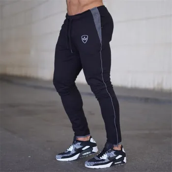 2020 naujas streetwear atsitiktinis kelnės jogger salėse vyriškos sportinės aprangos mados medvilnės kultūrizmo vyrų drabužiai