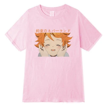 2021 Naujas Mados Anime Pažadėjo Neverland Kawaii Spausdinimo T-marškinėliai Moteris/vyras