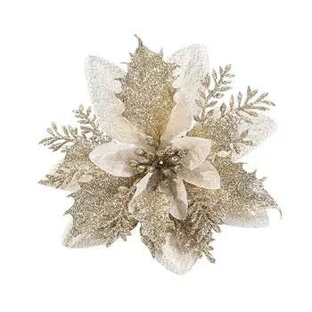 20PCS Kalėdų Dirbtinės Gėlės Poinsettia Gėlių Kūrybos Dirbtinių Gėlių Kalėdų Medžio, Gėlių Dekoracijos Kalėdų Dovana, Didmeninė
