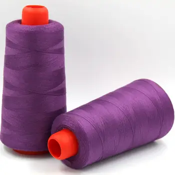 20S/3 medvilninių siūlų 0,35 mm, naudojama drabužių audinio 3000m jean siuvimo siūlus tvirtas ir puošnus, siuvimo mašina, poliesterio siūlai